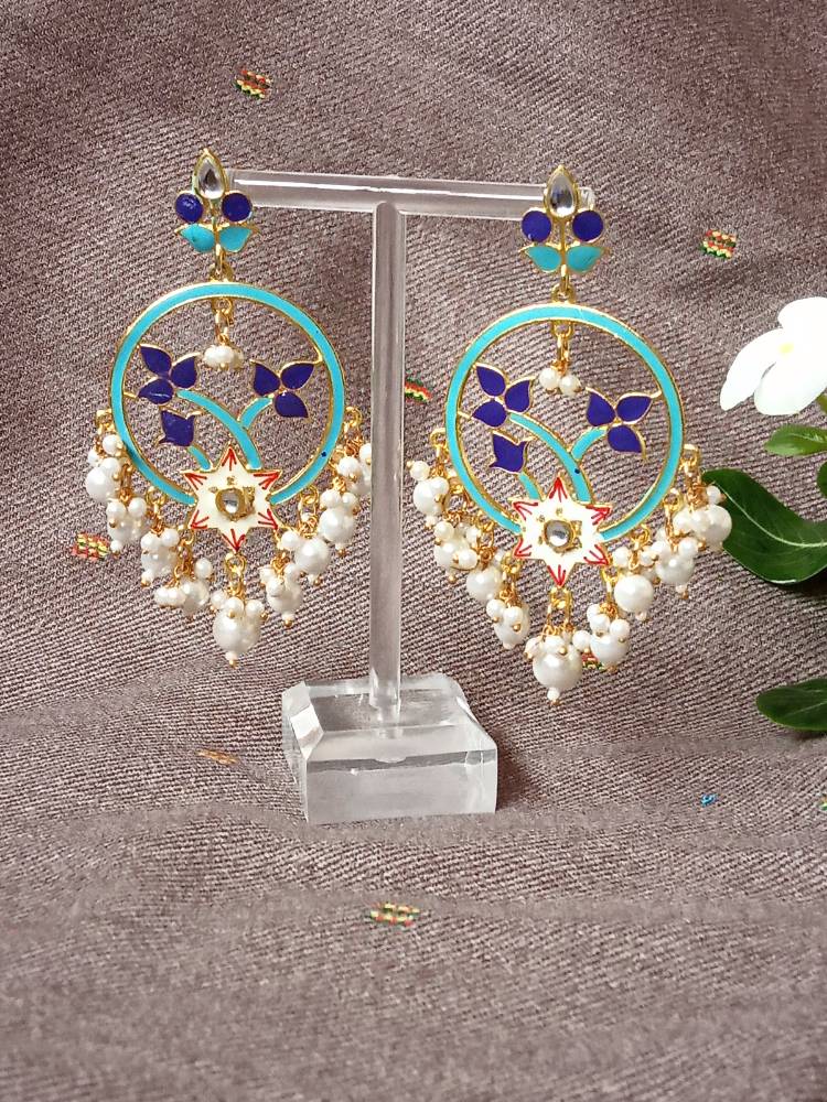 BAHAARAA FIROZI BLUE DANGLERS