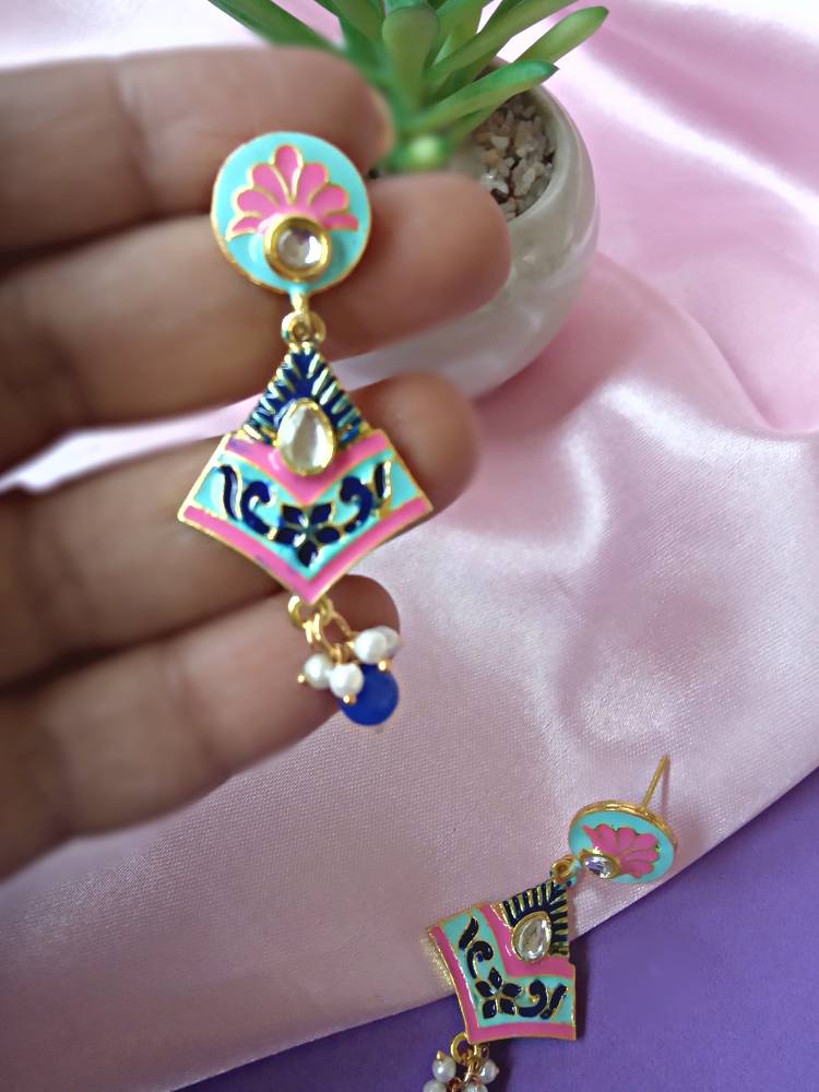 ROMA PINK BLUE DANGLERS